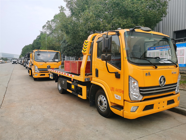 國(guó)六陜汽德龍K3000藍(lán)牌清障車(chē)